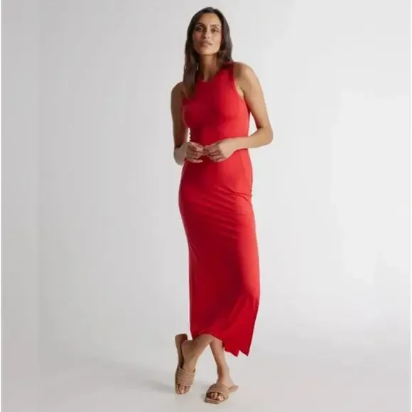 tencel jersey tank maxi dress Tencel Jersey Tank Maxi Dress